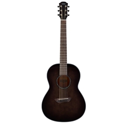 Yamaha CSF1M TBL TRANSLUCENT BLACK PARLOR GUITAR, SOLID SITKA SPRUCE TOP, MAHOGANY BACK AND SIDES, SRT PASSIVE PICKUP TRANSLUCENT BLACK